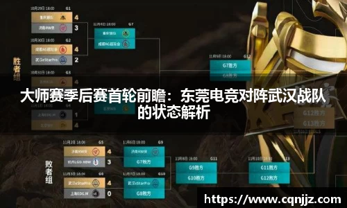 大师赛季后赛首轮前瞻：东莞电竞对阵武汉战队的状态解析