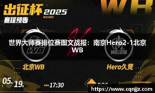 世界大师赛排位赛图文战报：南京Hero2-1北京WB